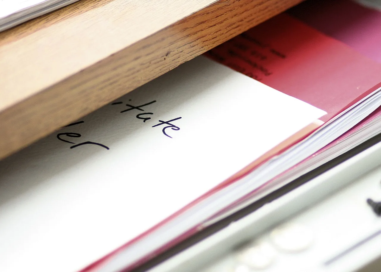 desk, papers, notes. Case study: restructuring a fictional magazine feature