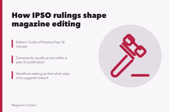 IPSO rulings and Editors' Code of Practice guide magazine editorial decisions. How IPSO rulings shape magazine editorial decisions in Britain