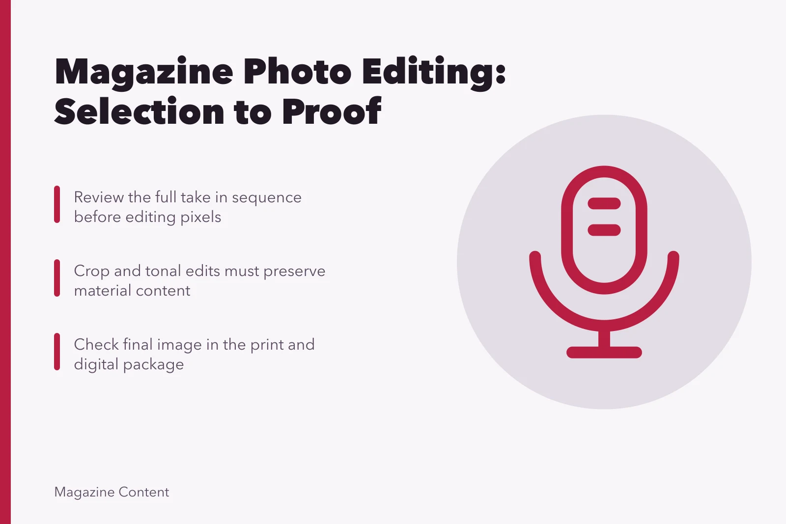 Magazine photo editing workflow from contact sheet selection to final proof. Magazine photo editing: a practical guide from selection to proof