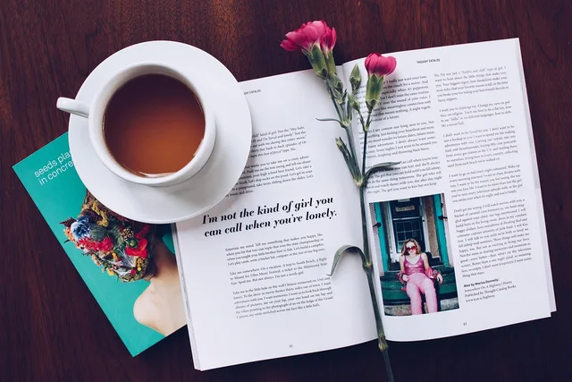 paper, coffee cup, nature, coffee, table, cup, desktop, tea cup, tea, reading, poetry, vintage, flatlay, flat, desk, hands, woman, read, study, think, flower wallpaper, daisy, beautiful flowers, lace, flower, wood, flower background, tattoo, blue, scarlet, pink, exist, life, quote, handwriting, sweater, retro, floral, books. Should You Sell Magazine Back Issues Online?