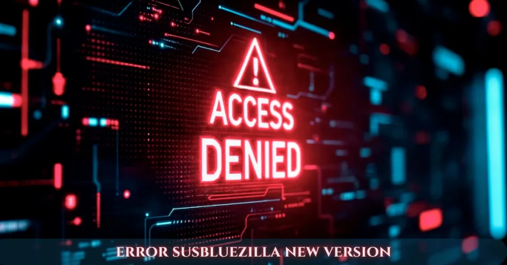 error susbluezilla new version